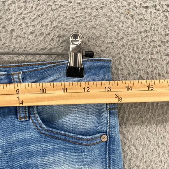 KanCan Jeans Women 1 24 Caroline Blue Ankle Skinny Distressed Light Wash Stretch - Picture 5 of 12